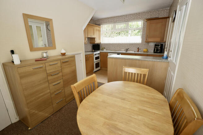 Dining area and kitchen