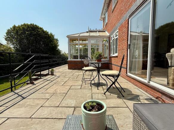 Sun terrace and conservatory