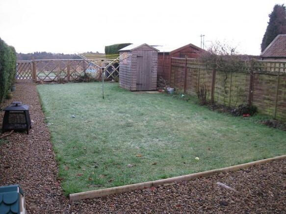 Rear garden