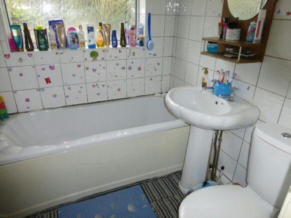 Fully tiled bathroom