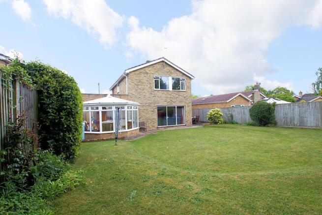 Rear of house