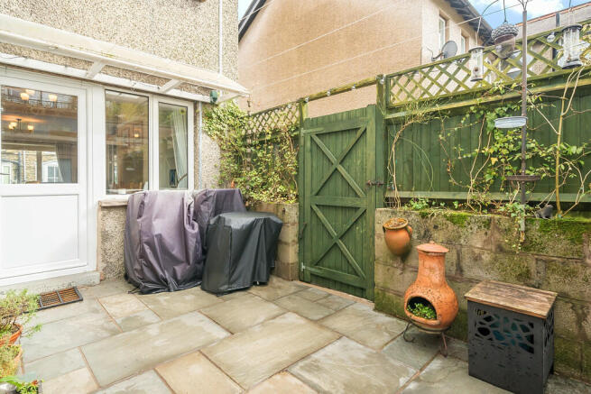 Rear patio