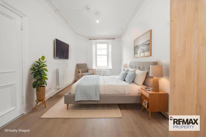 Virtually Staged Bedroom