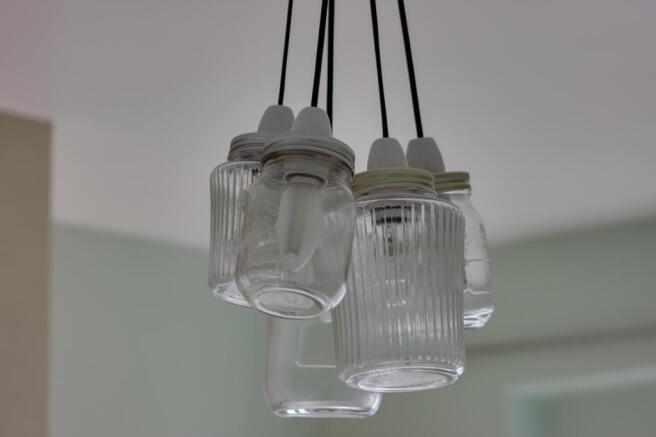 Dining room light detail