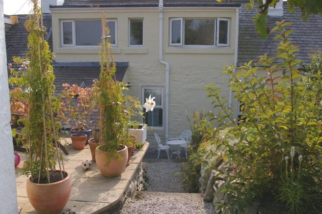 rear of house