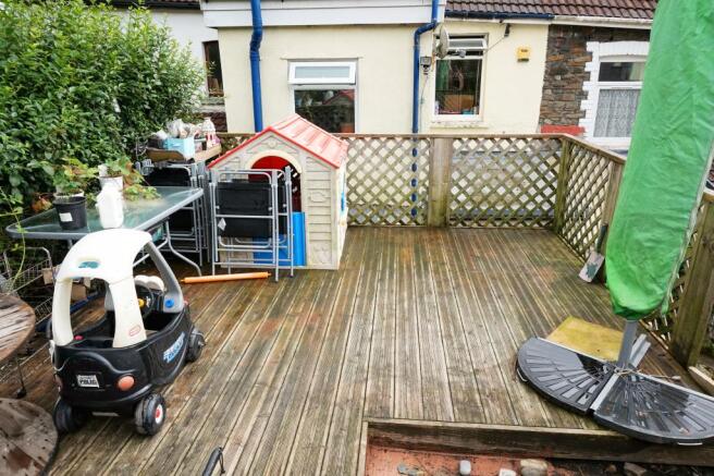 Decked Garden Area