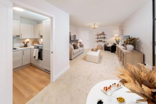 Show home living room