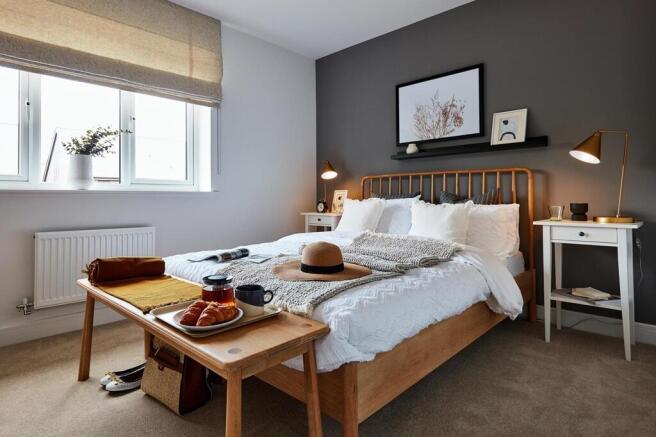 Double bedroom with storage space