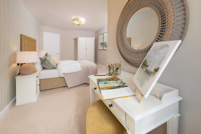 Show home walk-in wardrobe