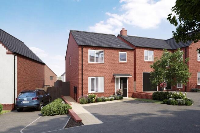 Artists impression of plot 32 at Gresley Meadow