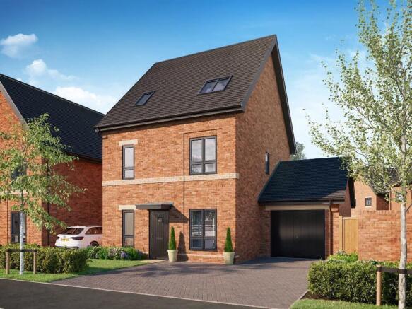 4-bed detached on Burtonwood Road,
Warrington, 
WA5 3ZH, £490,995
