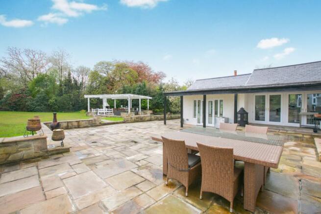 Stone Patio And Perg