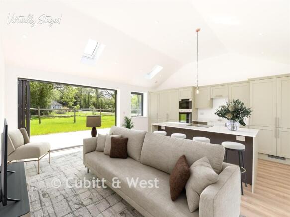 Staged Kitchen Lounge Diner