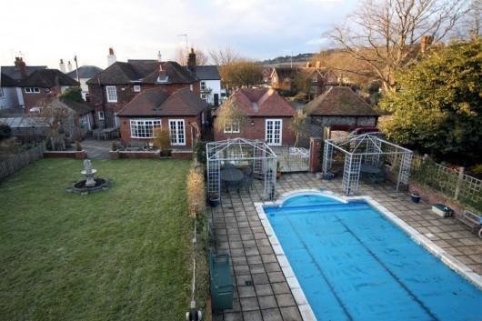 Rear View & pool
