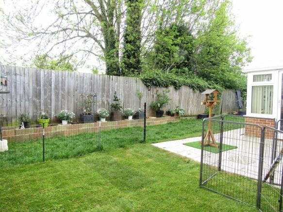 Rear garden