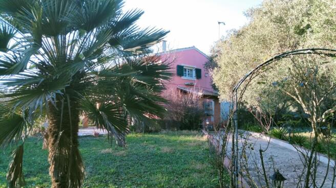 House from the entrance