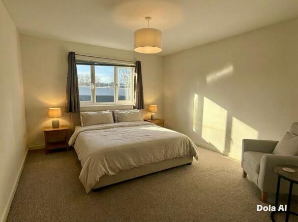 Bedroom digitally enhanced