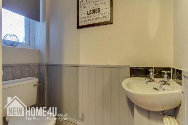 DOWNSTAIRS TOILET: