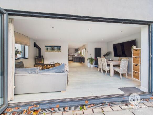 Open Extended Living Dining Room
