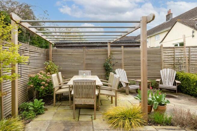 Rear terrace