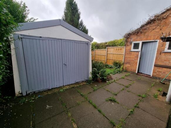 Garage and Patio