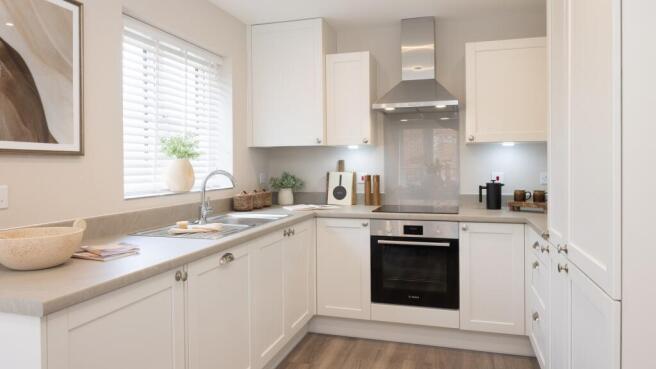 kitchen of house for sale in winchester, hampshire