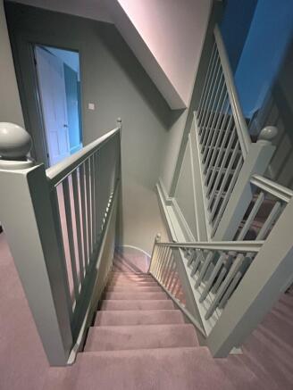 Ground to first floor staircase