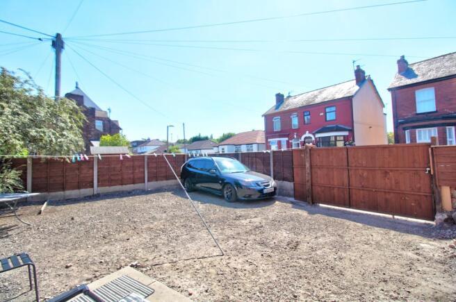 Garden and parking