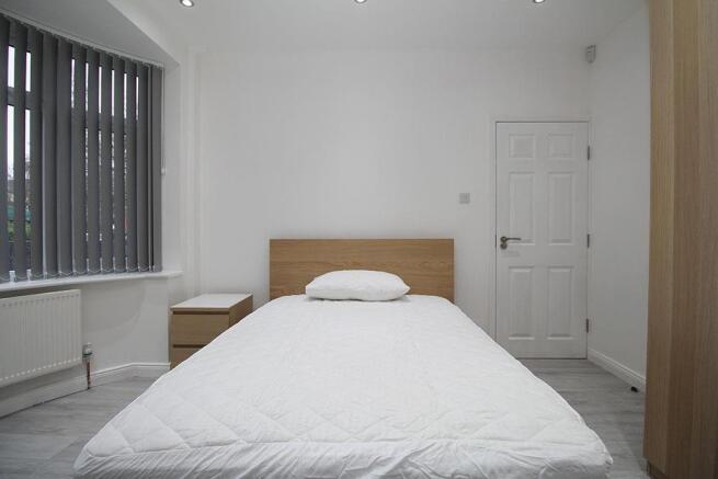 Bed with memory foam