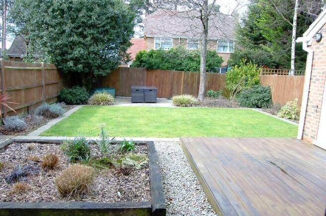 Timber deck patio