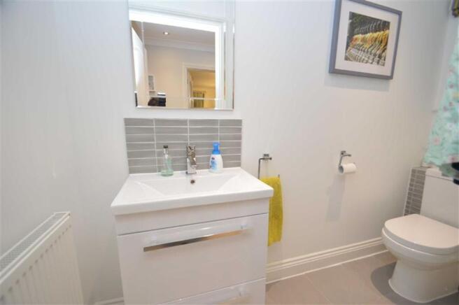 Ground floor cloakroom