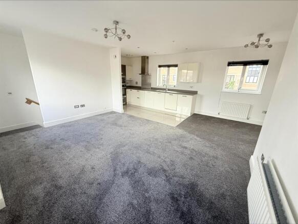 Lounge Open Plan to Kitchen