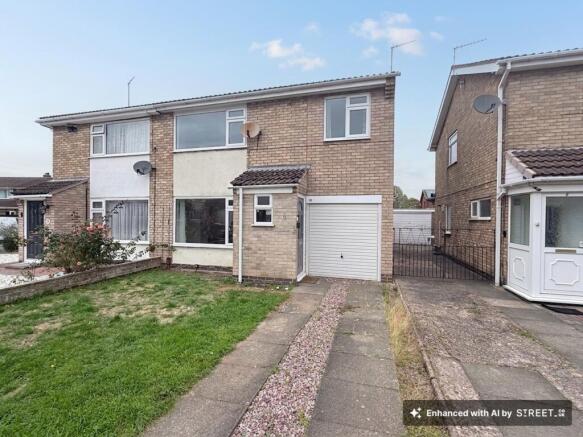 4-bed semi-detached on Kinross Crescent, Loughborough, LE11, £230,000