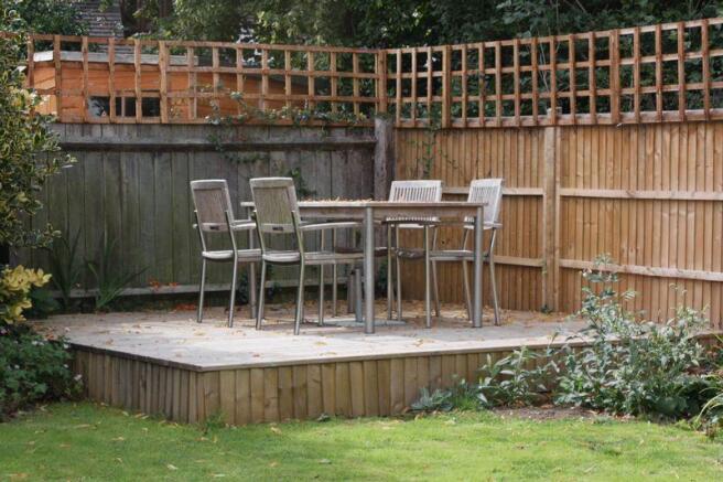 Patio decked area