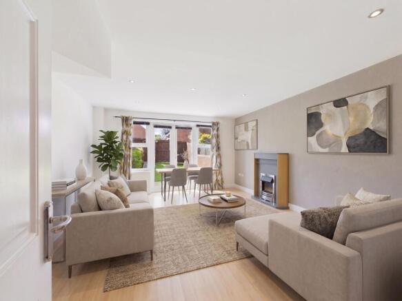 Lounge Dining Room (Virtually Furnished)