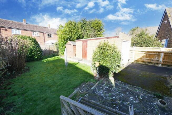 REAR GARDEN & GARAGE