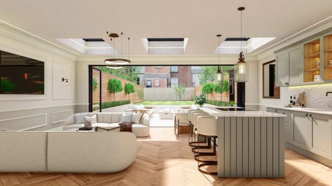 Kitchen Living Dining Room