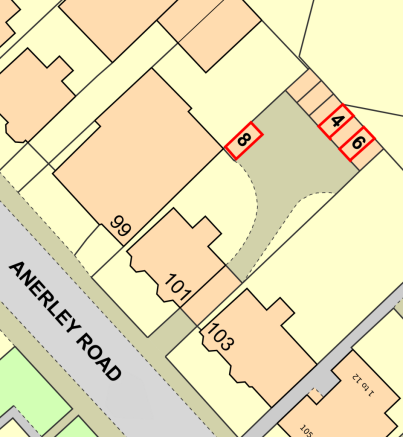 Garage 4,6,8 (behind house 101) Anerley Road, Anerley, London, SE20 8AP