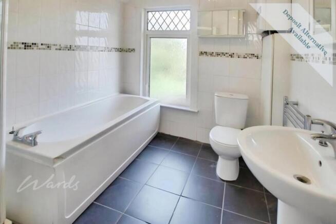 burnt oak bathroom