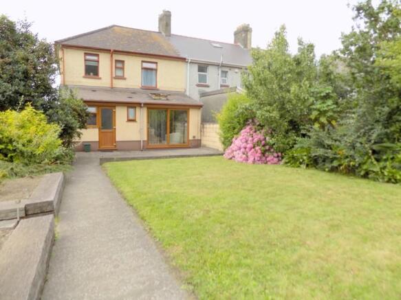 Rear view of property.