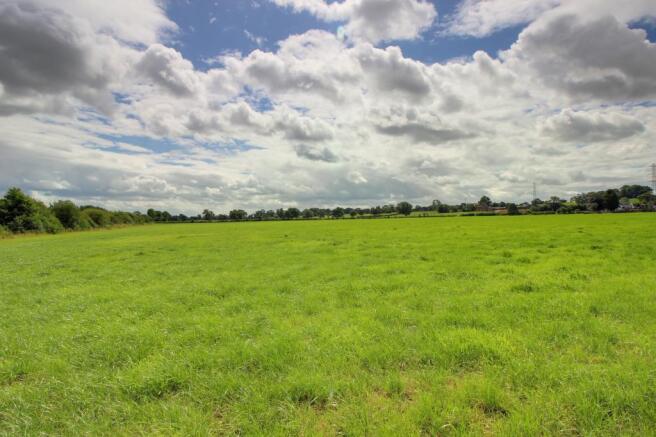 Fields over back garden