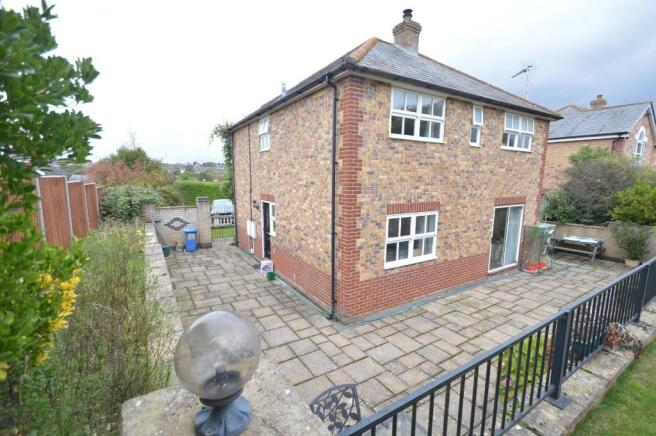 Rear of property