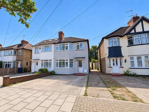 front of property