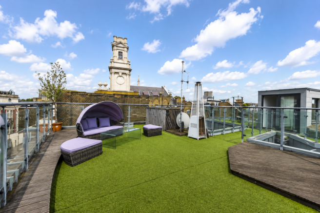 Private roof terrace