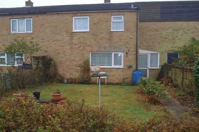 Rear of property