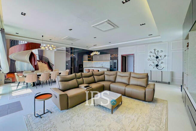 5 Bedroom Luxury Villa For Sale - Along Mekong River, Chroy Changvar, Phnom Penh