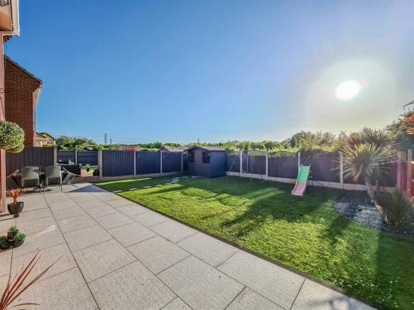 west facing garden