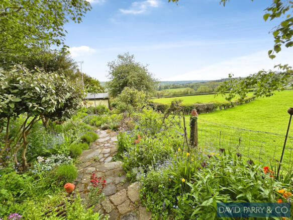 Hillside stone cottage