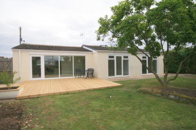 rear of house