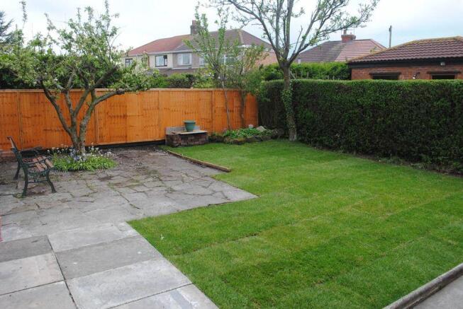 Rear garden